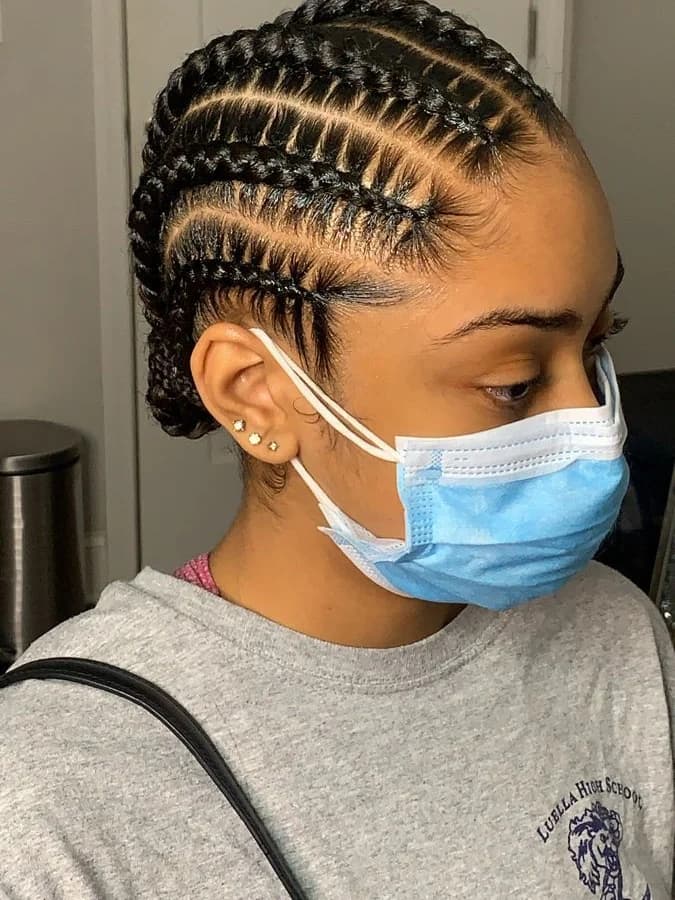 Cornrow Mix Twist at Pholar Natural